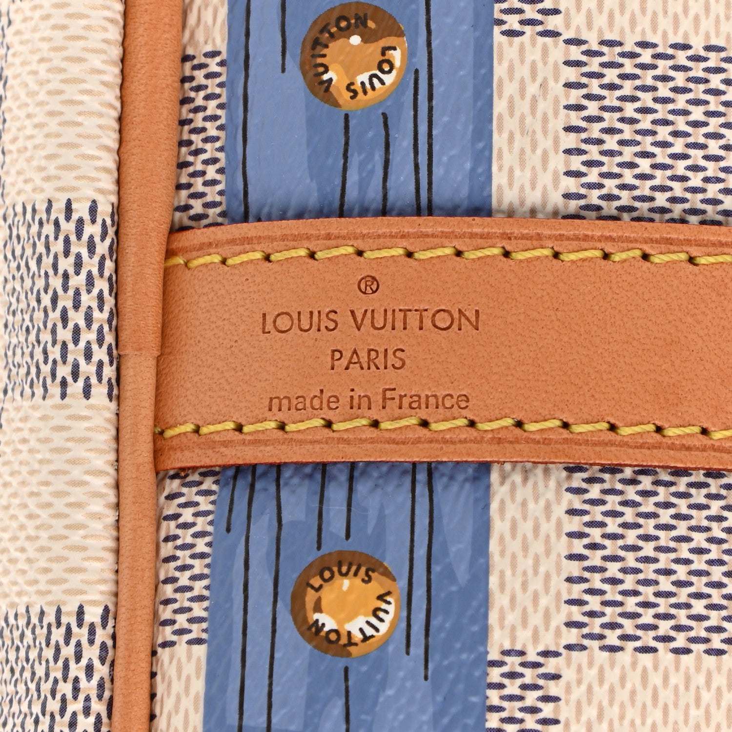 Louis Vuitton Damier Azur Summer Trunks Speedy Bandouliere 30 6 of 13