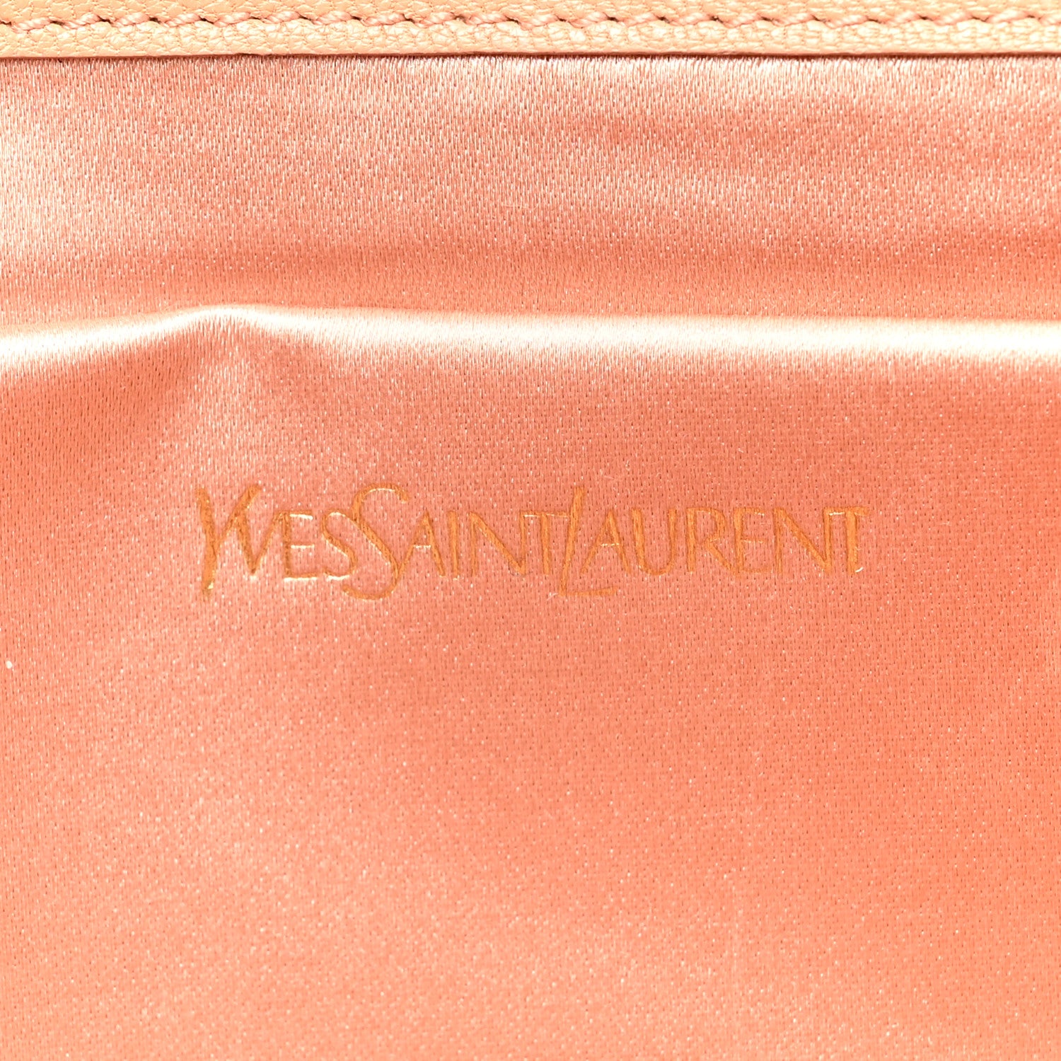 Saint Laurent Calfskin Large Belle De Jour Clutch Beige 6 of 16