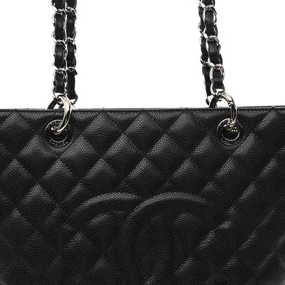 Chanel Caviar Quilted Grand Shopping Tote GST Black 9 of 12