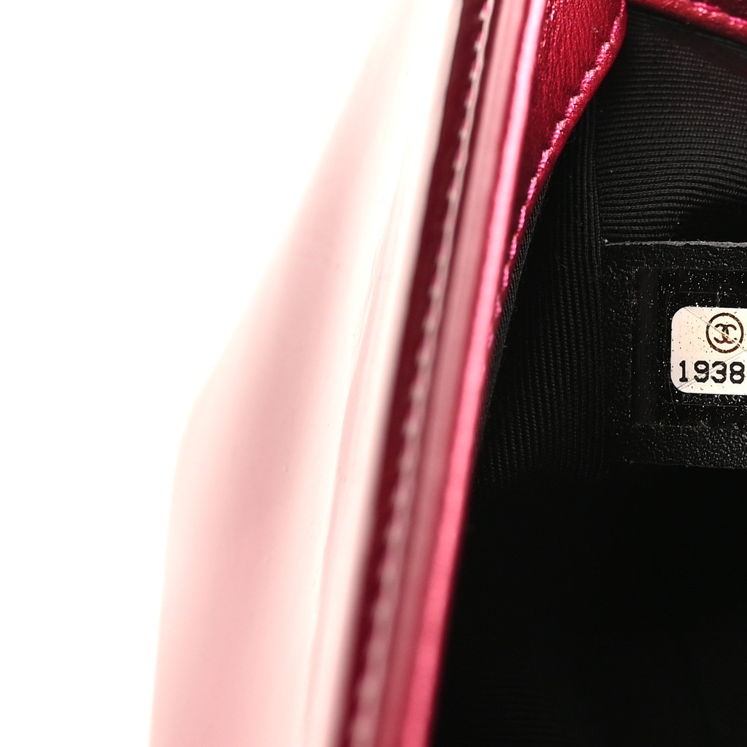 Chanel Metallic Patent Calfskin Quilted Small Boy Flap Pink 7 of 10