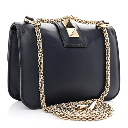 Valentino Garavani Vitello Mini Glam Lock Rockstud Flap Black 2 of 9