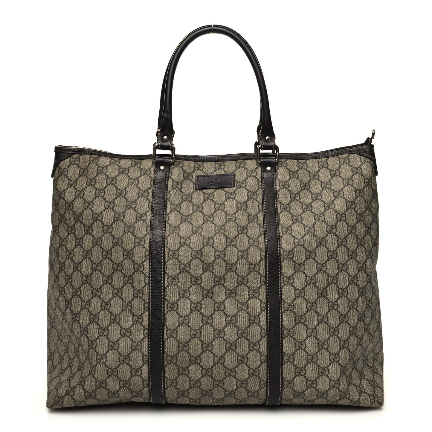 GG Plus Monogram Medium Joy Tote Dark Brown