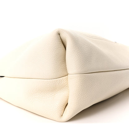 Gucci Grained Calfskin Softbit Maxi Shoulder Bag Dusty White 10 of 11