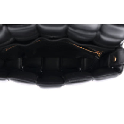 Bottega Veneta Nappa Maxi Intreccio Padded Cassette Crossbody Bag Black 5 of 11