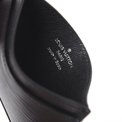 Louis Vuitton Epi Card Holder Black 5 of 5