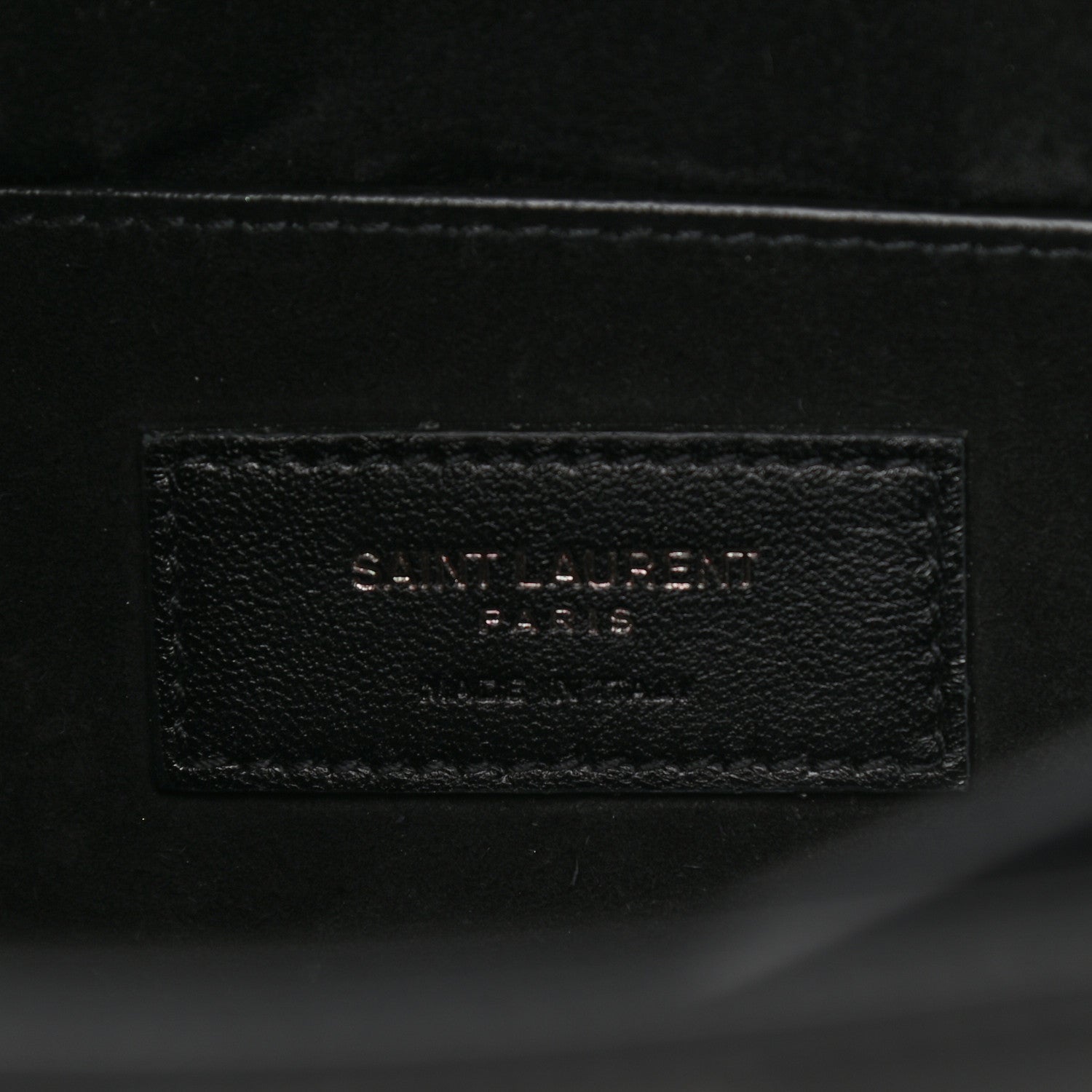 Saint Laurent Calfskin Large Monogram Monochrome Sunset Black 6 of 10