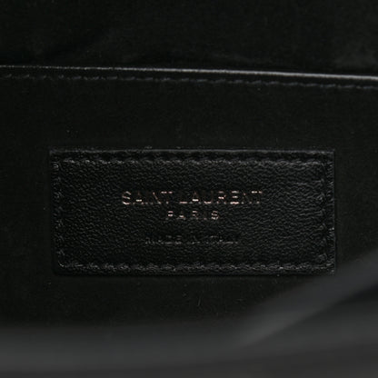 Saint Laurent Calfskin Large Monogram Monochrome Sunset Black 6 of 10
