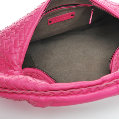 Bottega Veneta Nappa Intrecciato Large Veneta Hobo Fuchsia 5 of 9