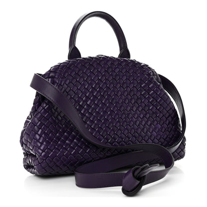 Bottega Veneta Nappa Intrecciato Small Padded The Handle Tote Purple 3 of 9
