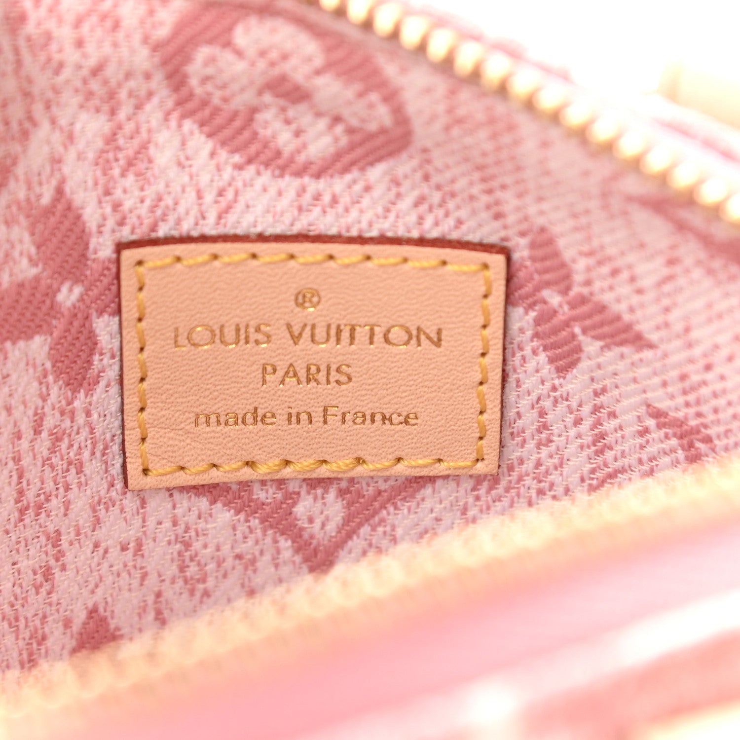 Louis Vuitton Monogram Jacquard Denim Nano Speedy Bandouliere Pink 6 of 8