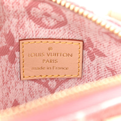 Louis Vuitton Monogram Jacquard Denim Nano Speedy Bandouliere Pink 6 of 8