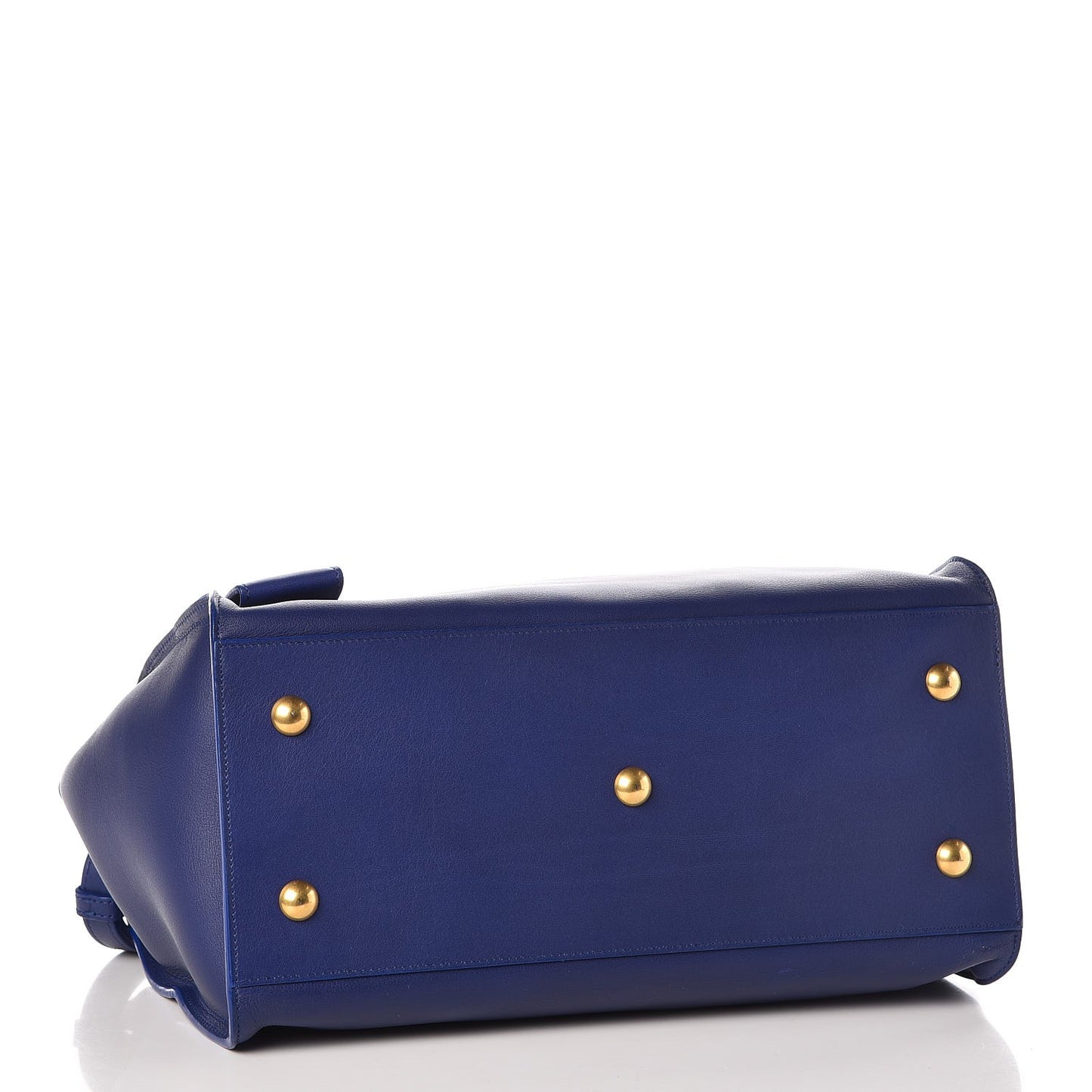 Calfskin Small Classic Y Cabas Royal Blue