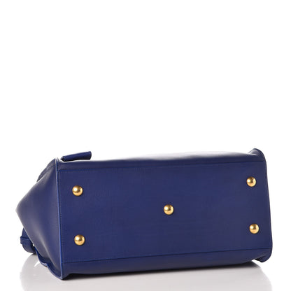 Saint Laurent Calfskin Small Classic Y Cabas Royal Blue 4 of 12
