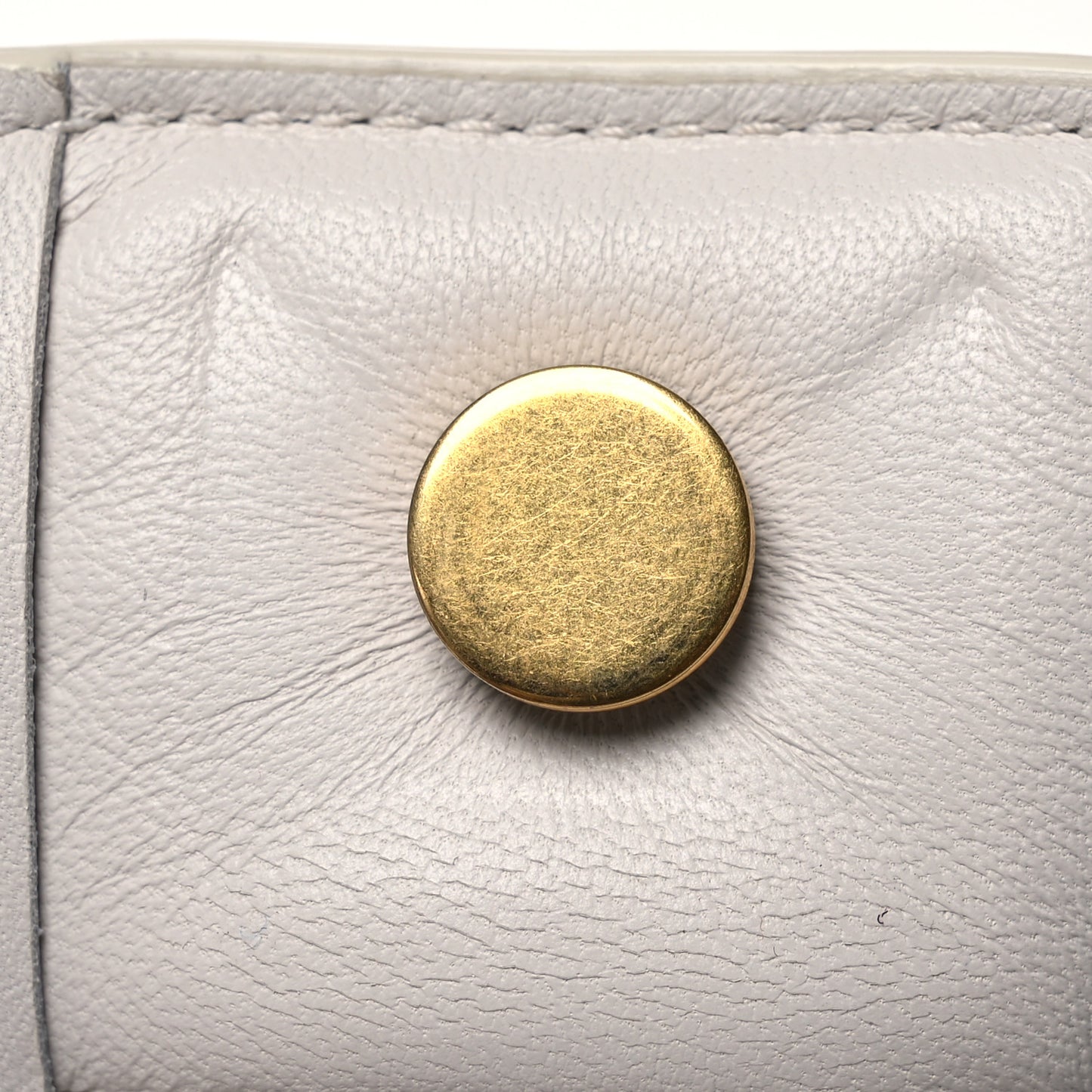 Nappa Maxi Intreccio Padded Cassette Crossbody Bag Chalk