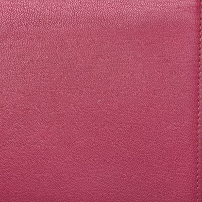 Saint Laurent Goatskin Colorblock Belle De Jour Clutch Fuchsia 10 of 15