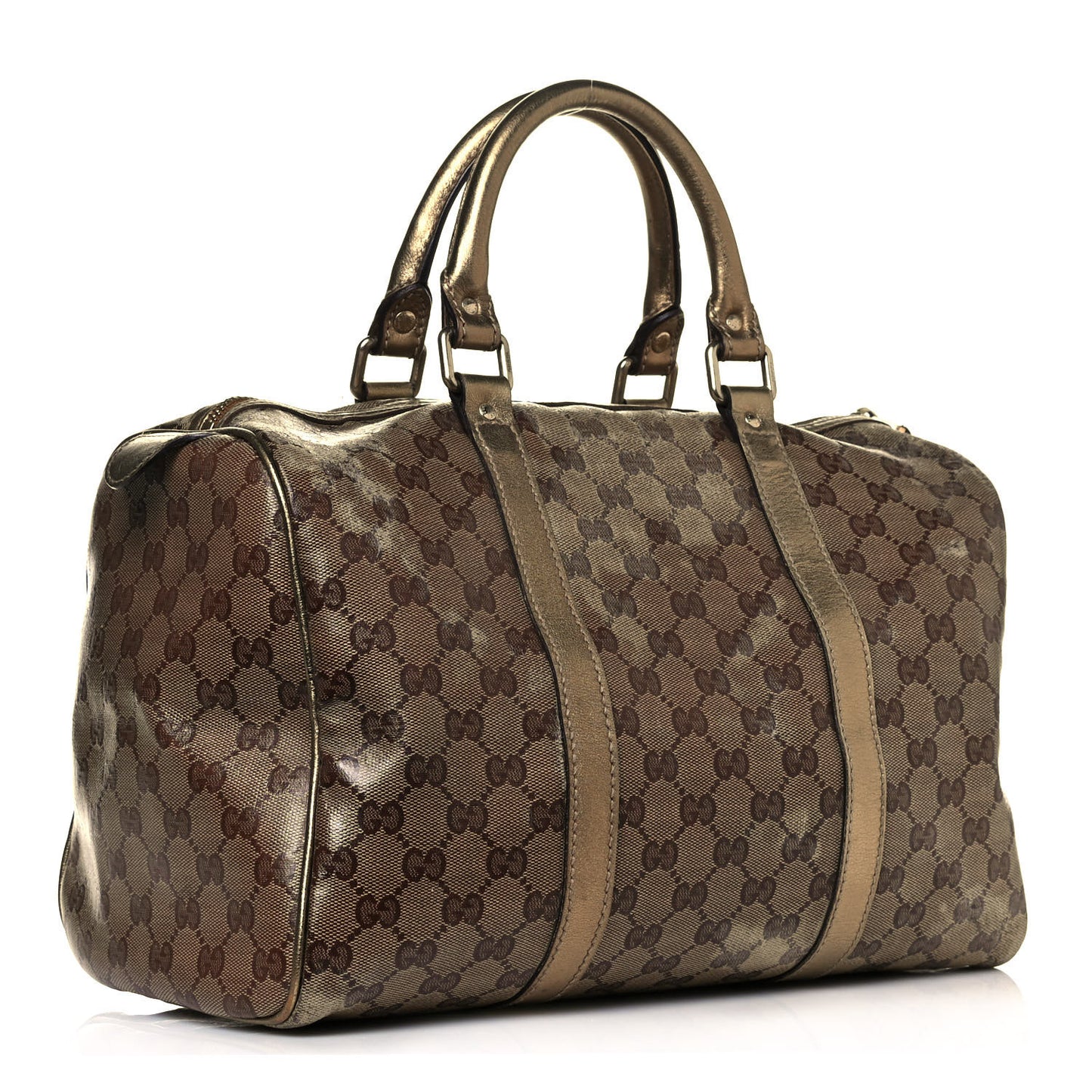 Crystal Monogram Medium Joy Boston Bronze