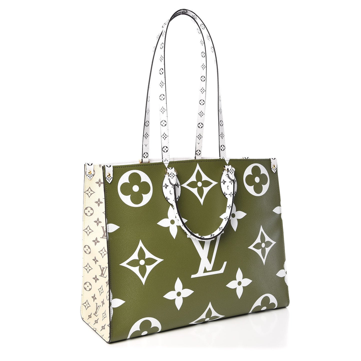Monogram Giant Onthego GM Kaki Beige