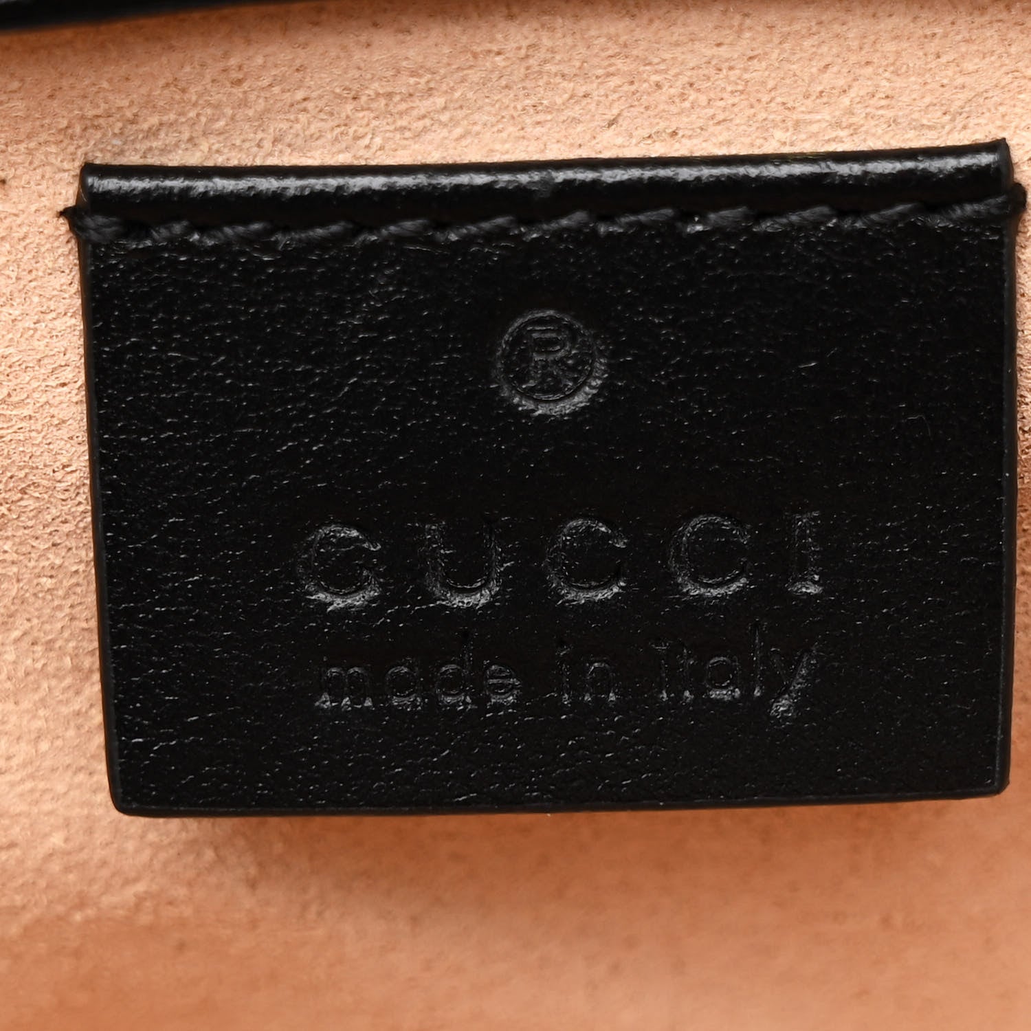 Gucci Calfskin Matelasse Aria Super Mini GG Marmont Shoulder Bag Black 6 of 11