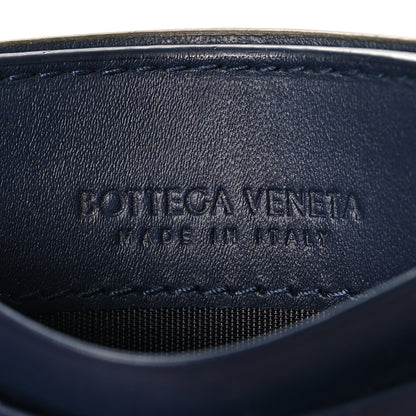 Bottega Veneta Nappa Intrecciato Card Holder Cypress Abyss 6 of 9