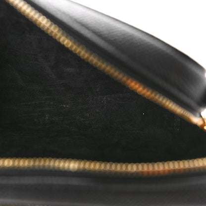 Christian Dior Grained Calfskin Caro Double Pouch Black 5 of 10