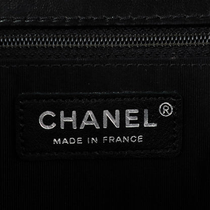 Chanel Lambskin Quilted Medium Roll Reissue Clutch Black 6 of 7