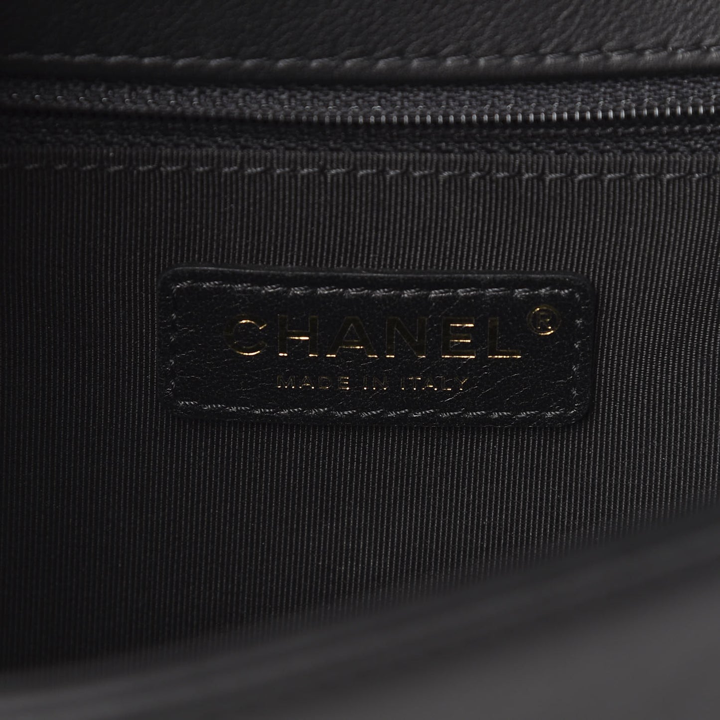 Calfskin Quilted New Medium Boy Flap Black