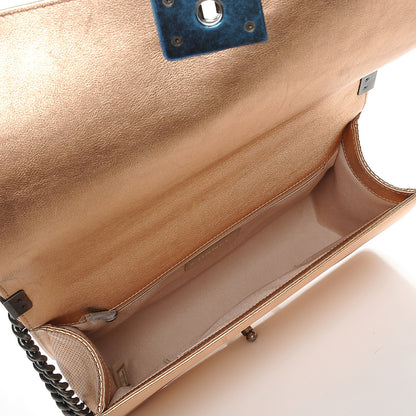 Chanel Perforated Lambskin New Medium Boy Flap Rose Gold 5 of 9