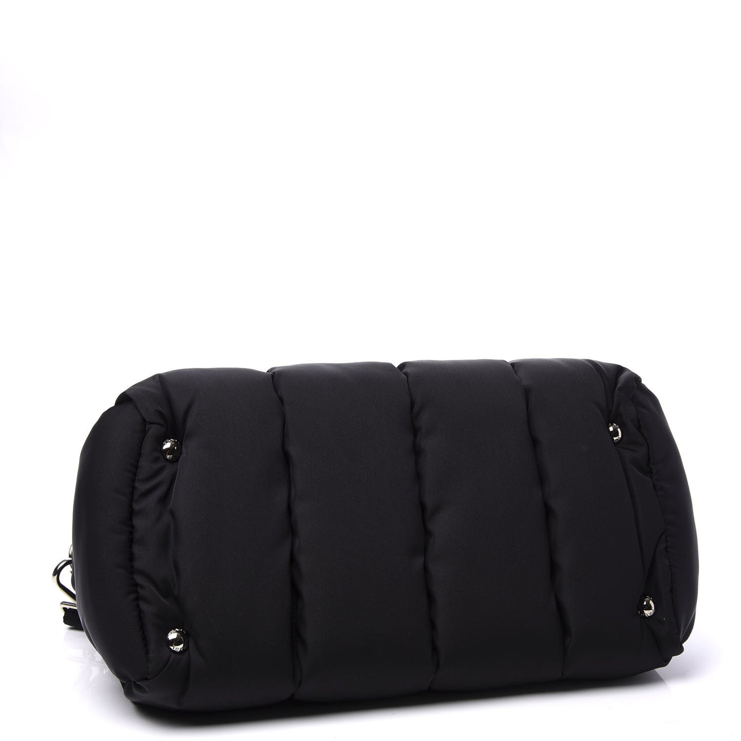 Tessuto Nylon Bomber Bag Black