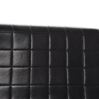 Chanel Lambskin East West Chocolate Bar Flap Black 12 of 15