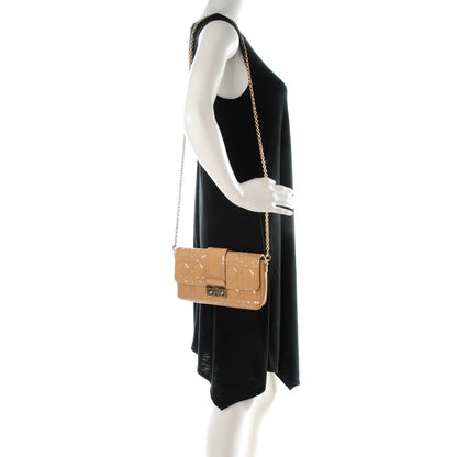 Christian Dior Patent Cannage New Lock Pouch Beige 2 of 8