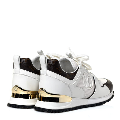 Louis Vuitton Calfskin Monogram Run Away Sneakers 40 White 4 of 9