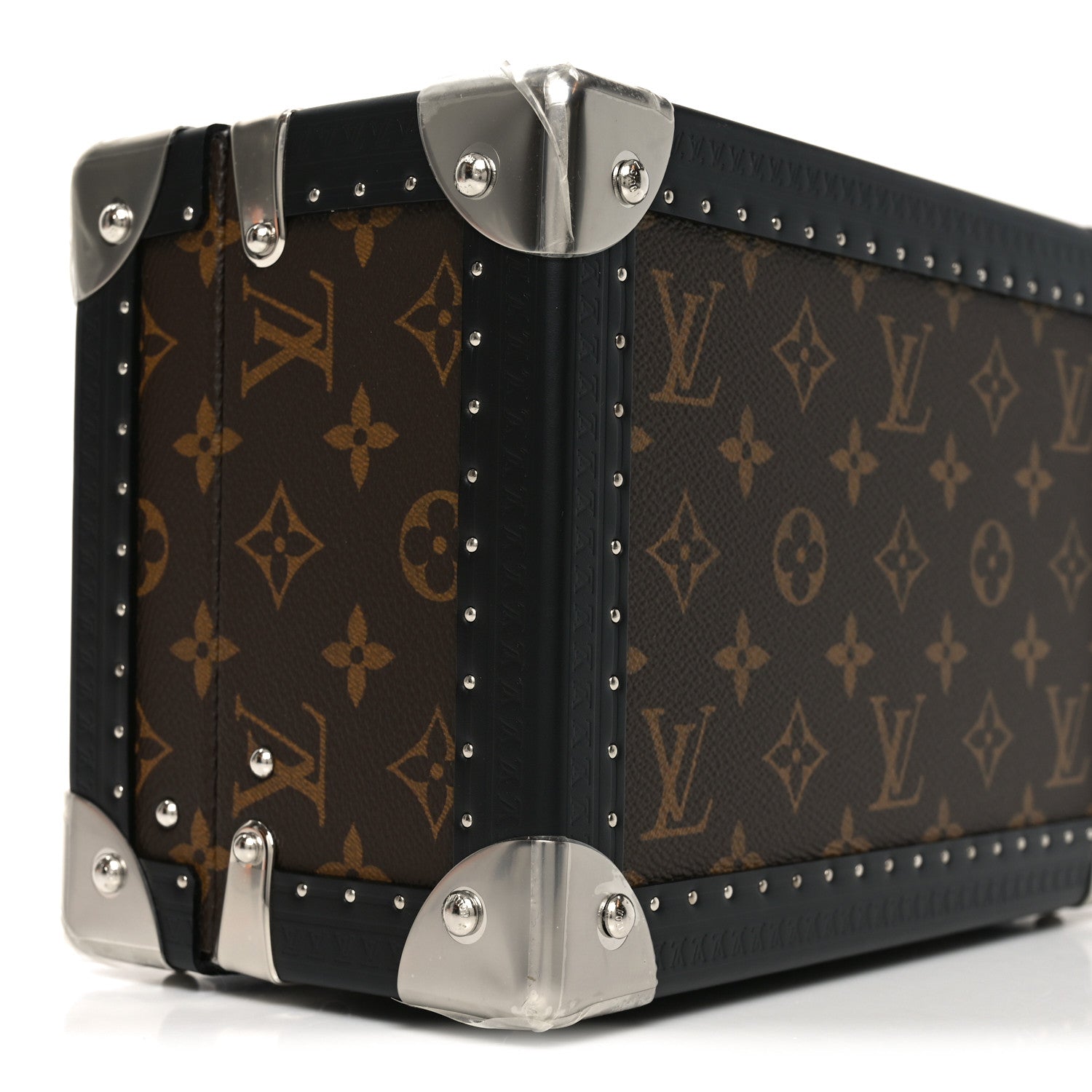 Louis Vuitton Monogram Coffret Watch Case Black 8 of 10
