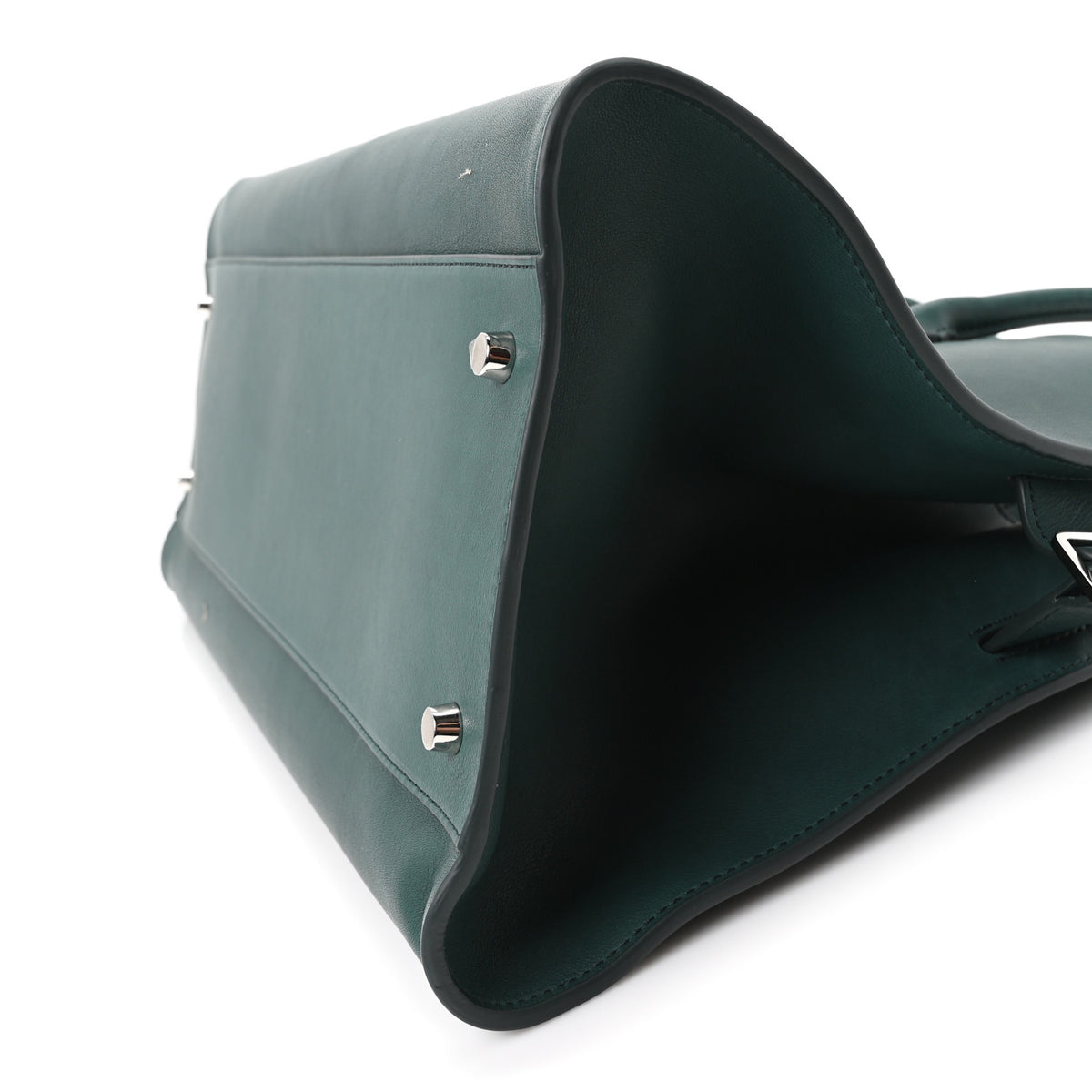 The Row Polished Saddle Calfskin EW Margaux Cyprus 9 of 9