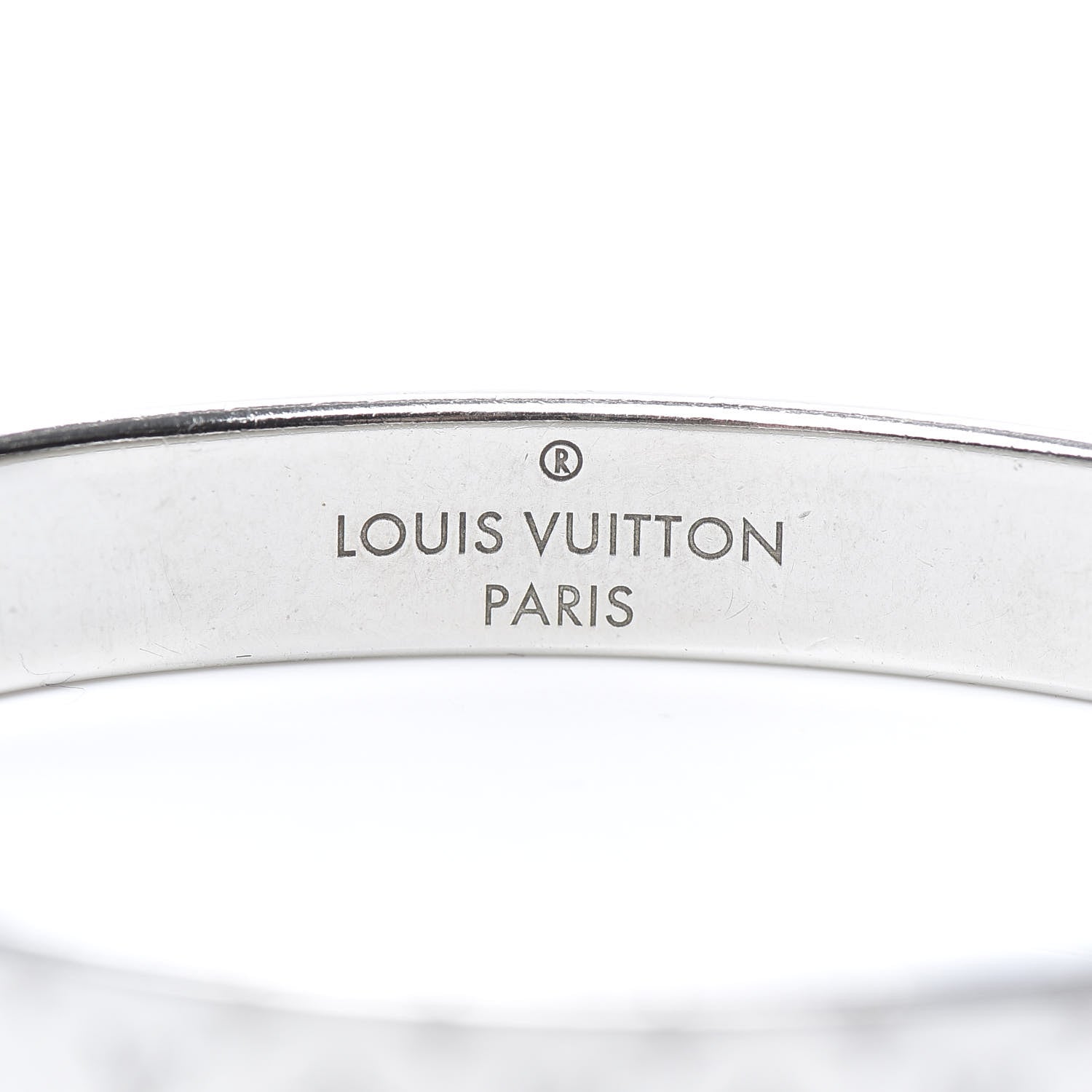 Louis Vuitton Palladium Monogram Nanogram Cuff M 4 of 8