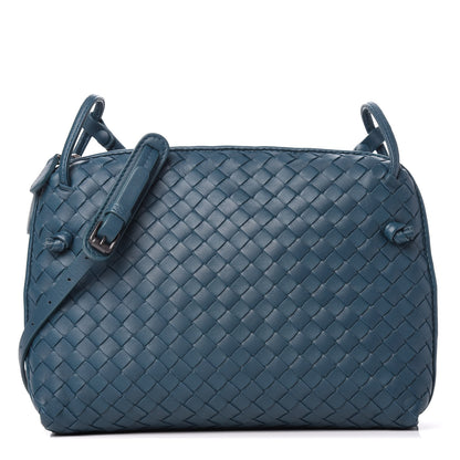 Bottega Veneta Nappa Intrecciato Nodini Bag Petrol Blue 1 of 11