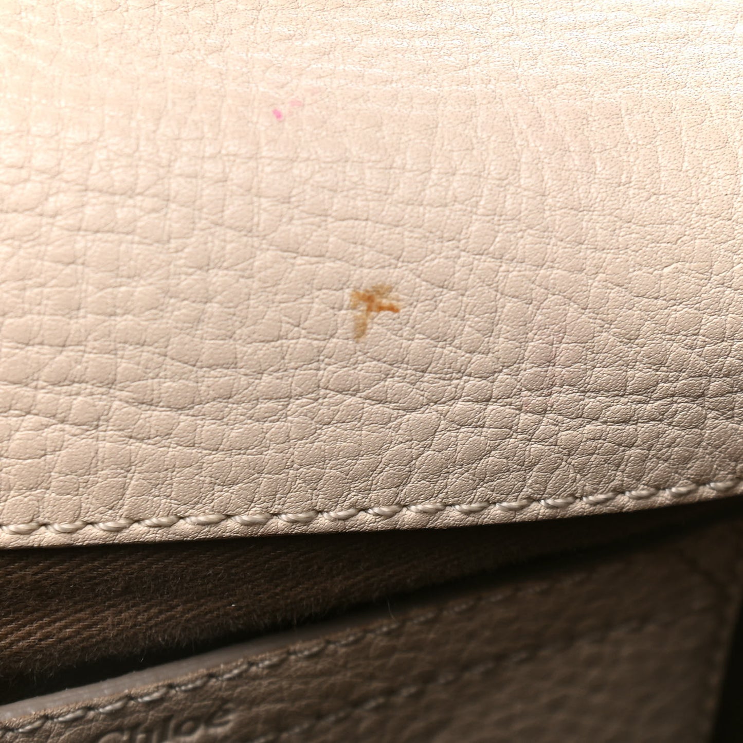 Calfskin Mini Marcie Round Crossbody Bag Abstract White