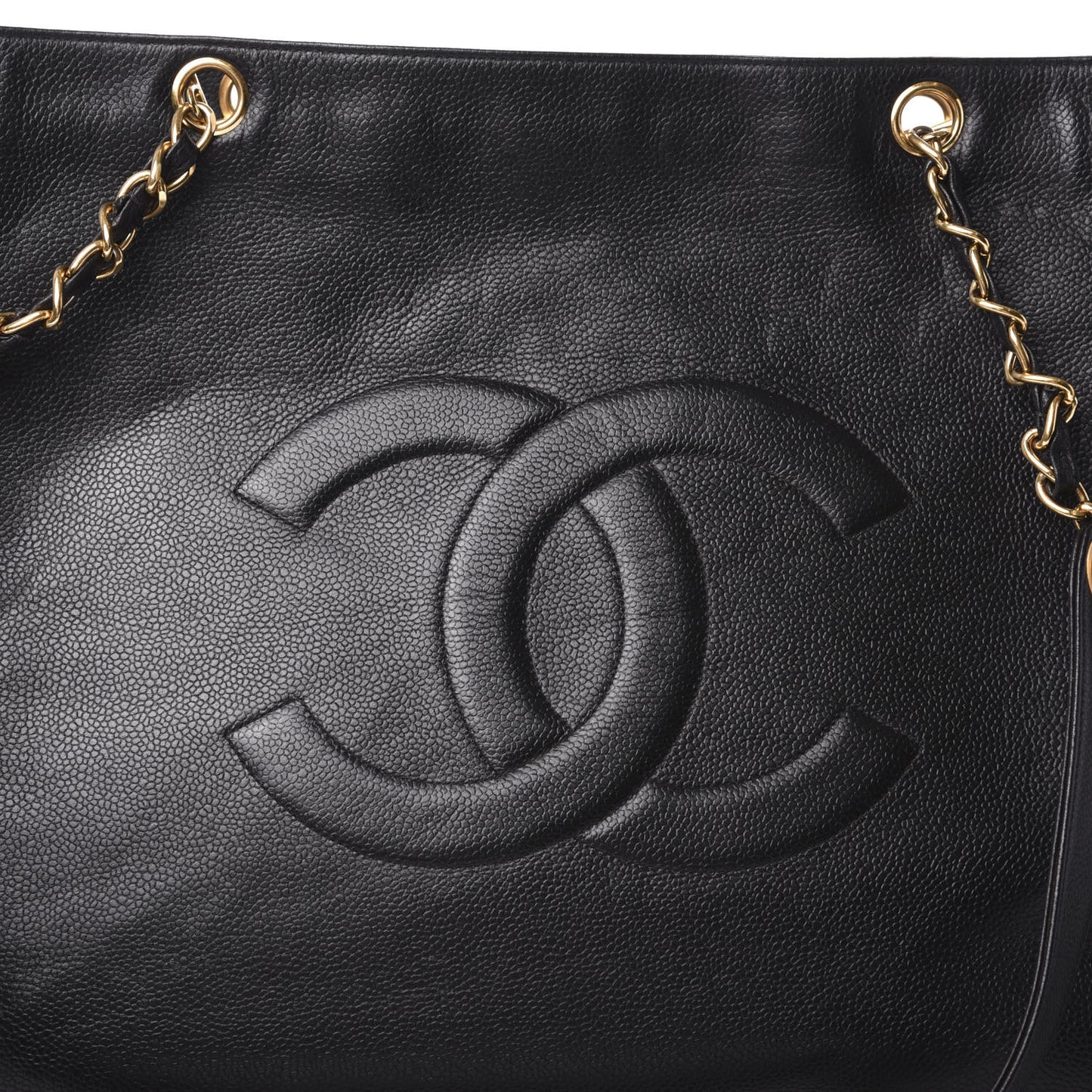 Caviar Shopper Tote Black