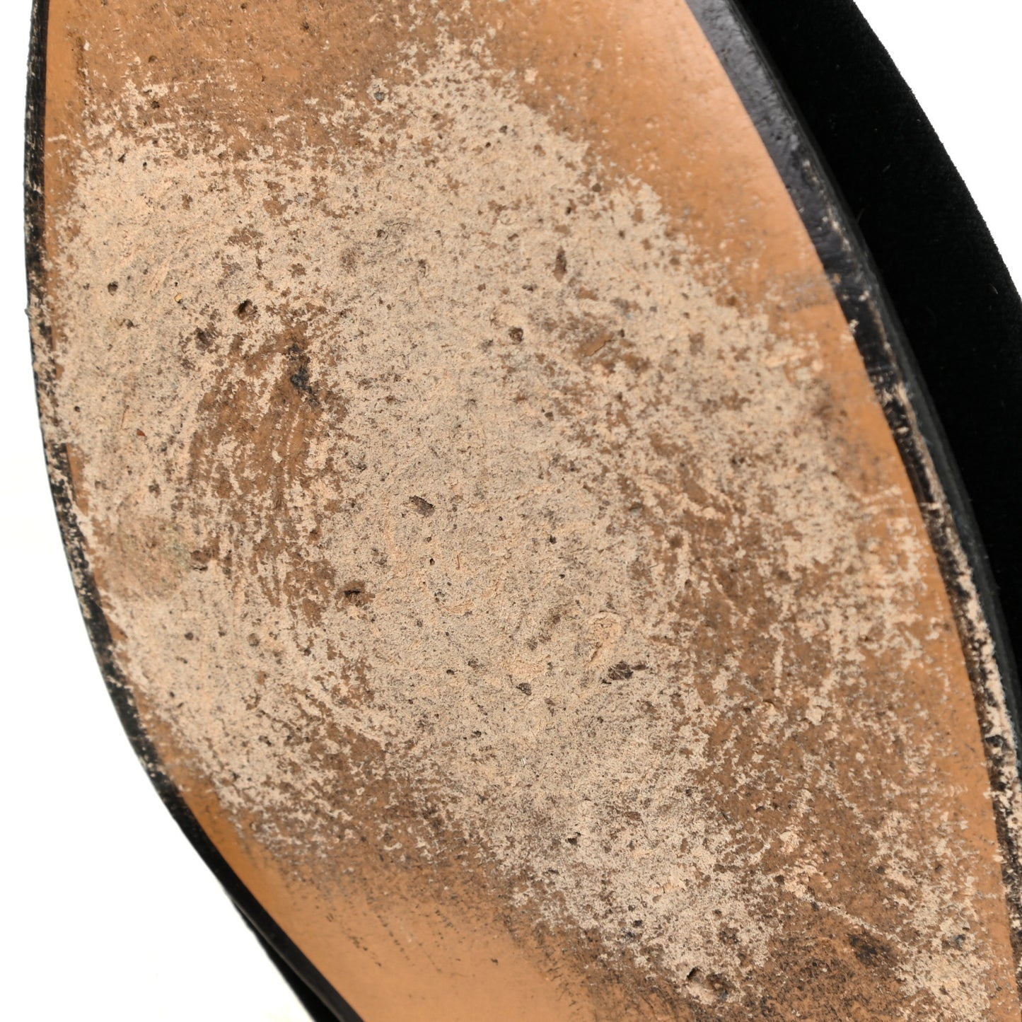 Velvet Fur Womens Princetown Slippers 37.5 Black