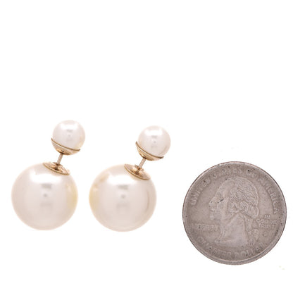 Christian Dior Pearl Mise En Dior Tribal Earrings 2 of 6