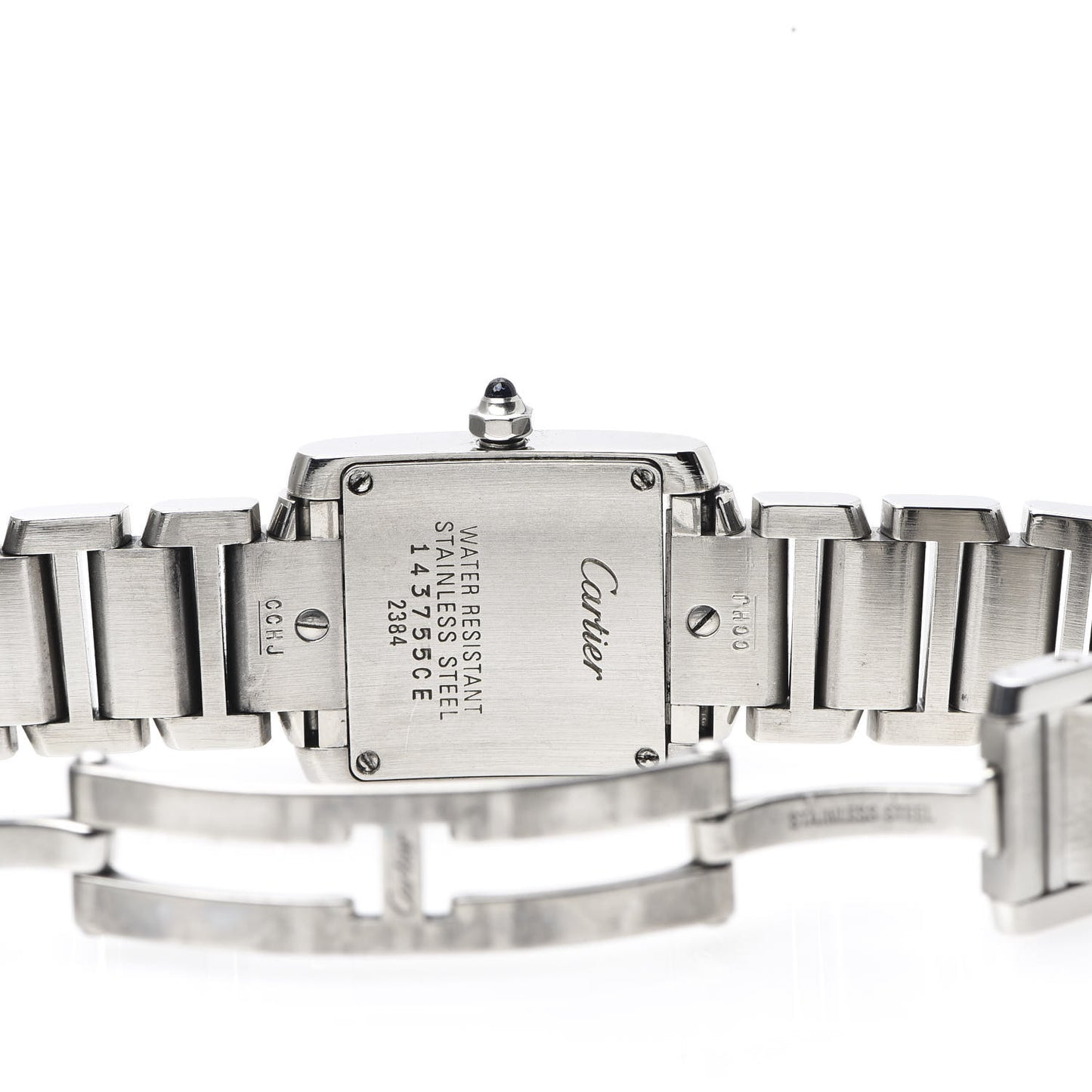 Stainless Steel 20mm Tank Francaise Quartz Watch