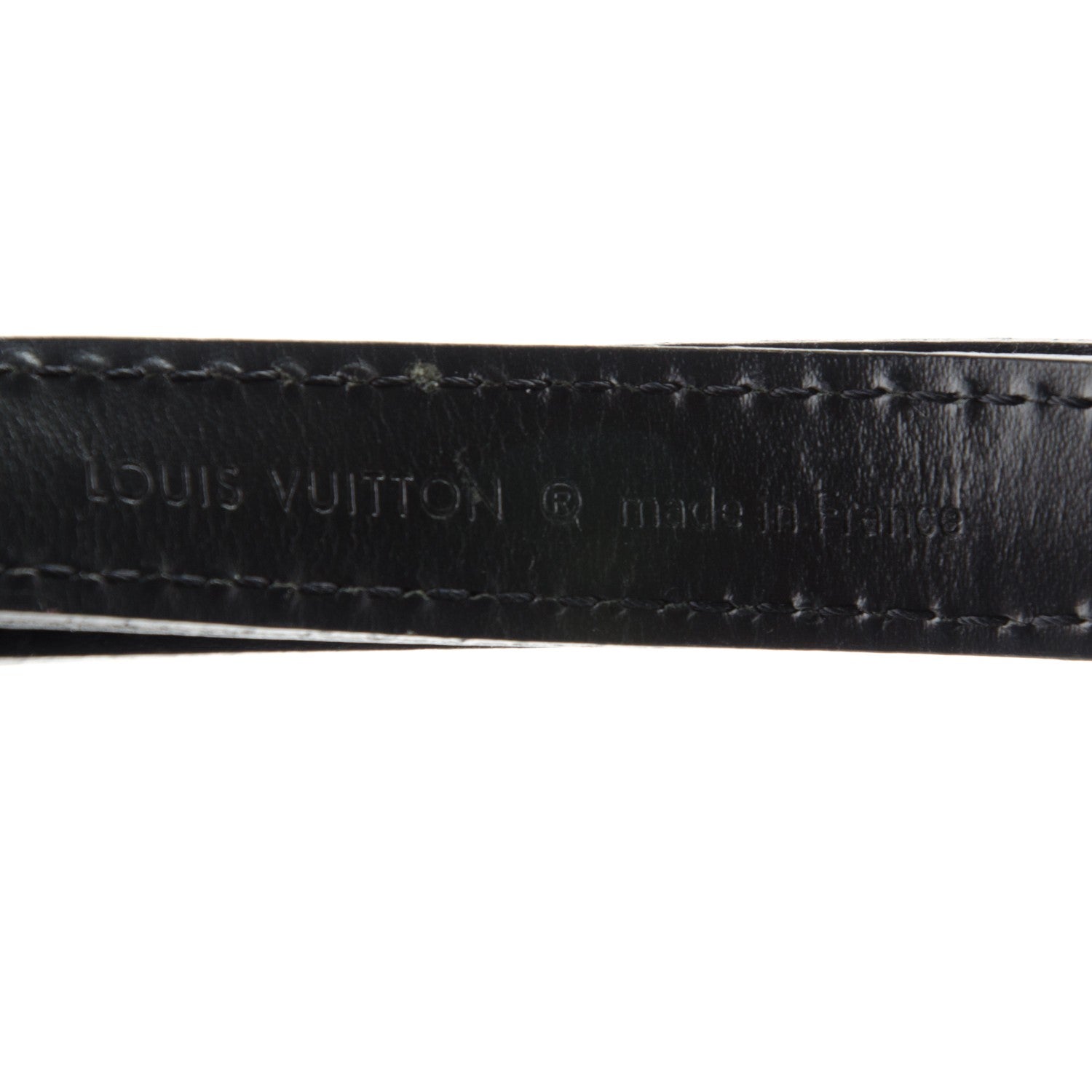 Louis Vuitton Epi Adjustable Shoulder Strap 16MM Black 4 of 5