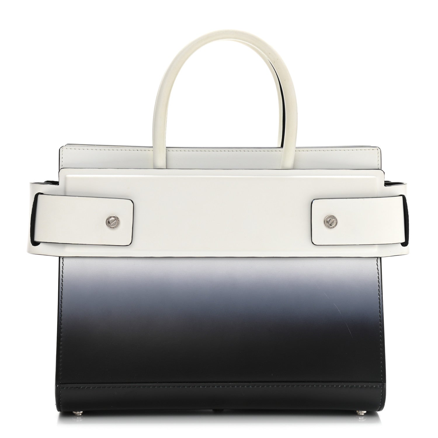 Givenchy Smooth Calfskin Small Degrade Horizon Satchel White Purple 1 of 14