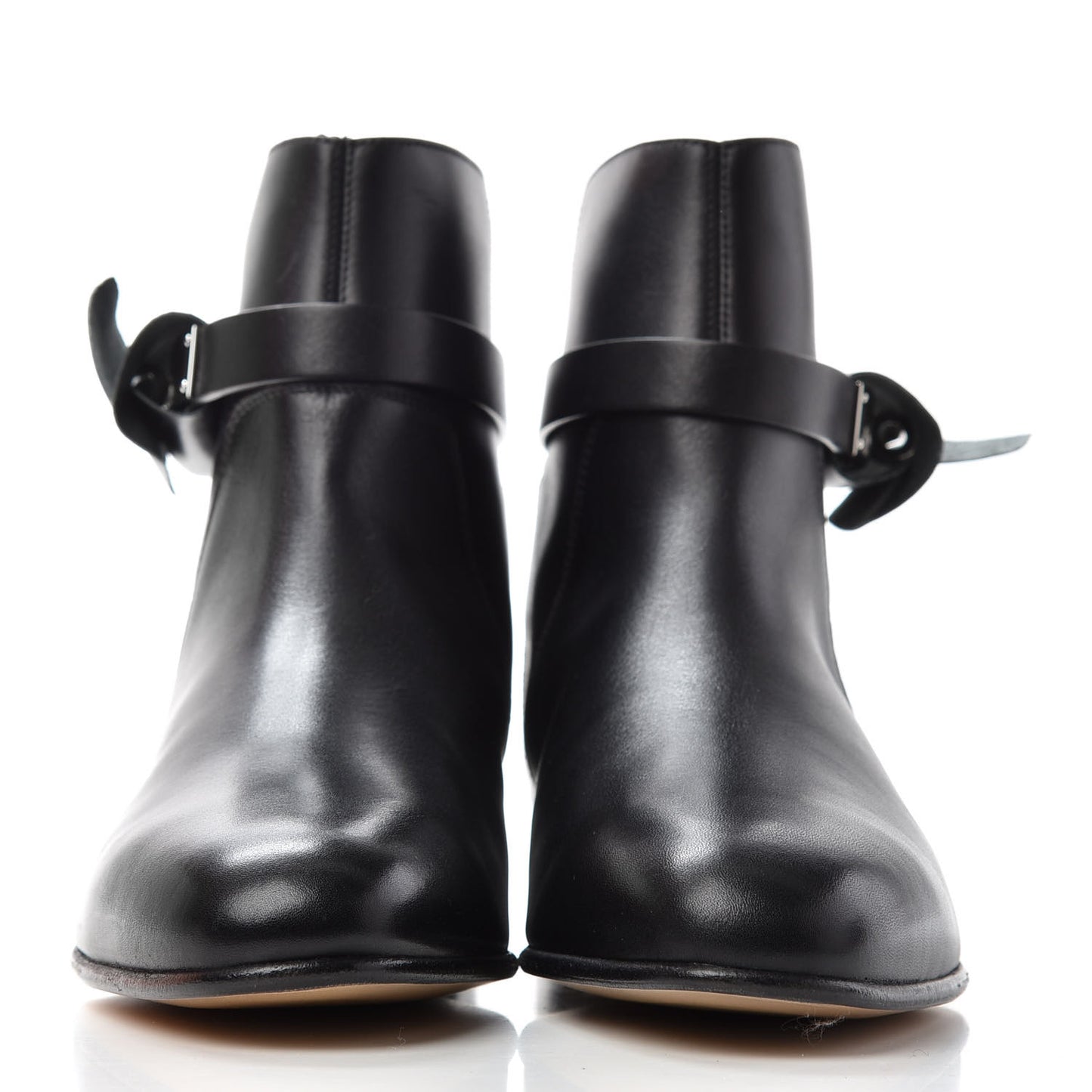 Calfskin Neo Low Boots 36.5 Black