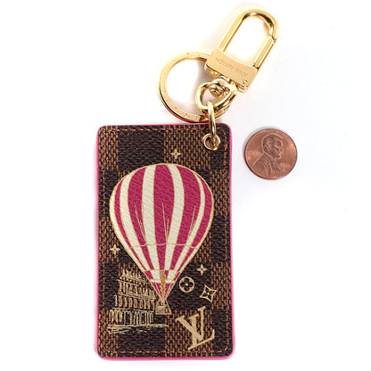 Louis Vuitton Damier Ebene Illustre Air Balloon Bag Charm Grenade 2 of 7