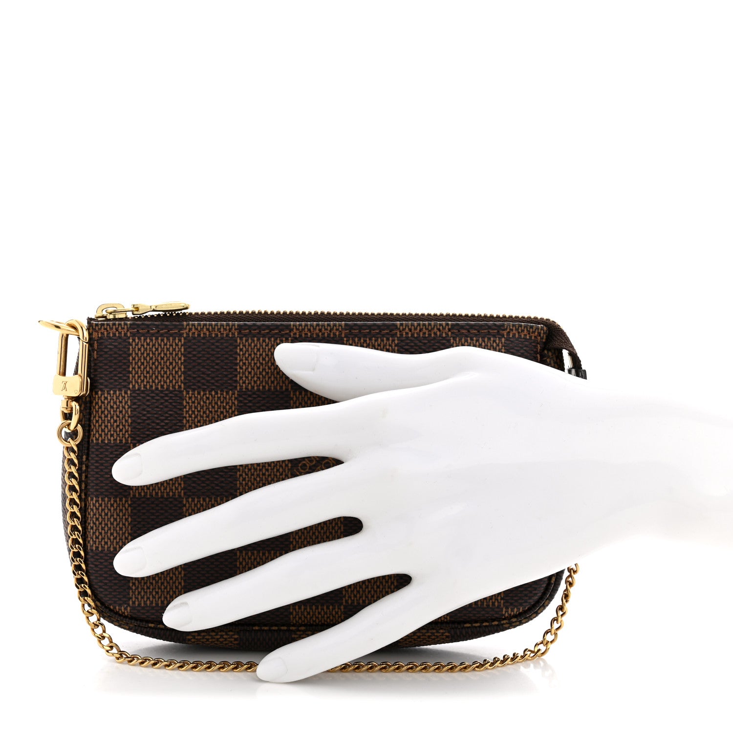 Louis Vuitton Damier Ebene Mini Pochette Accessories 2 of 9