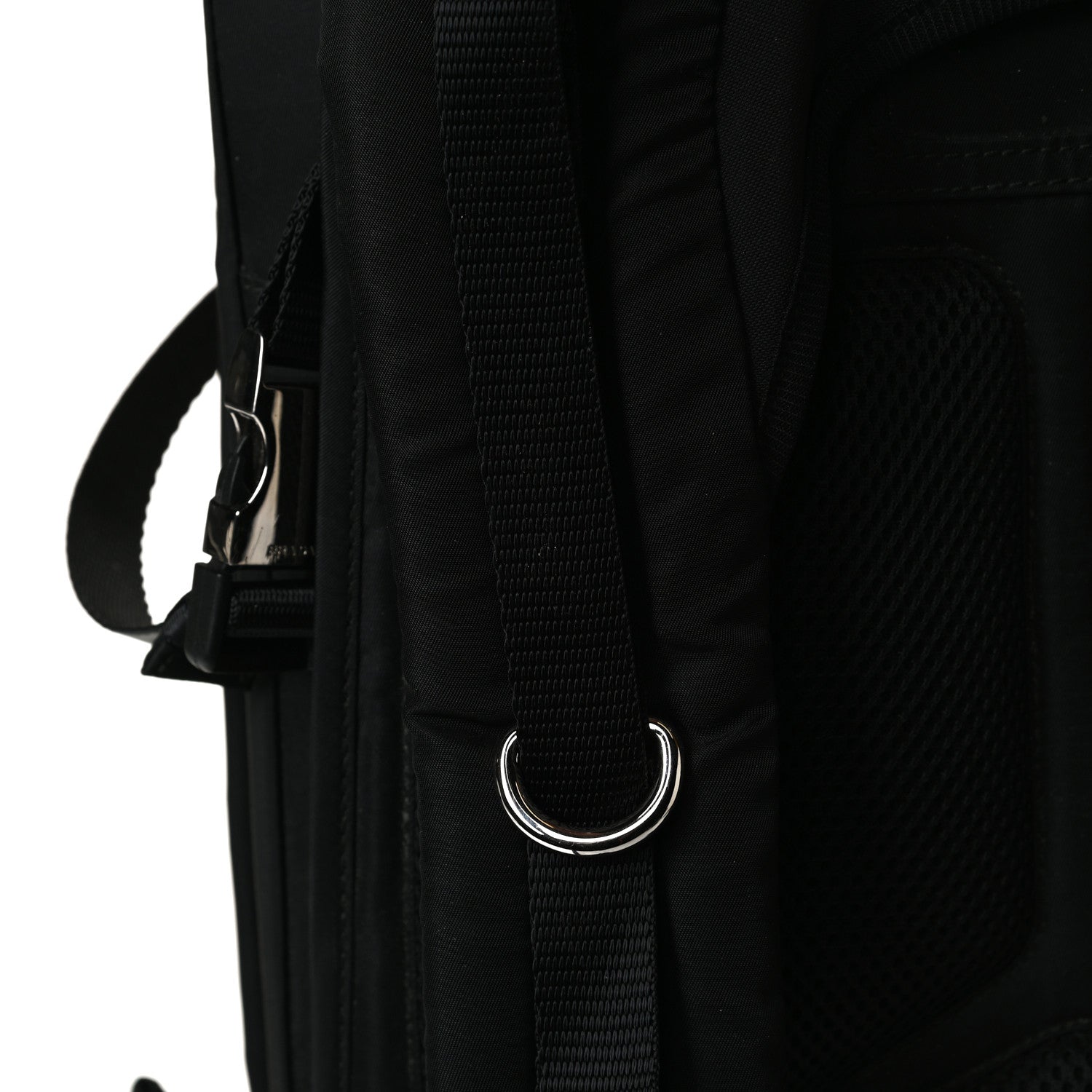 Prada Nylon Montagna Compression Backpack Black 14 of 14