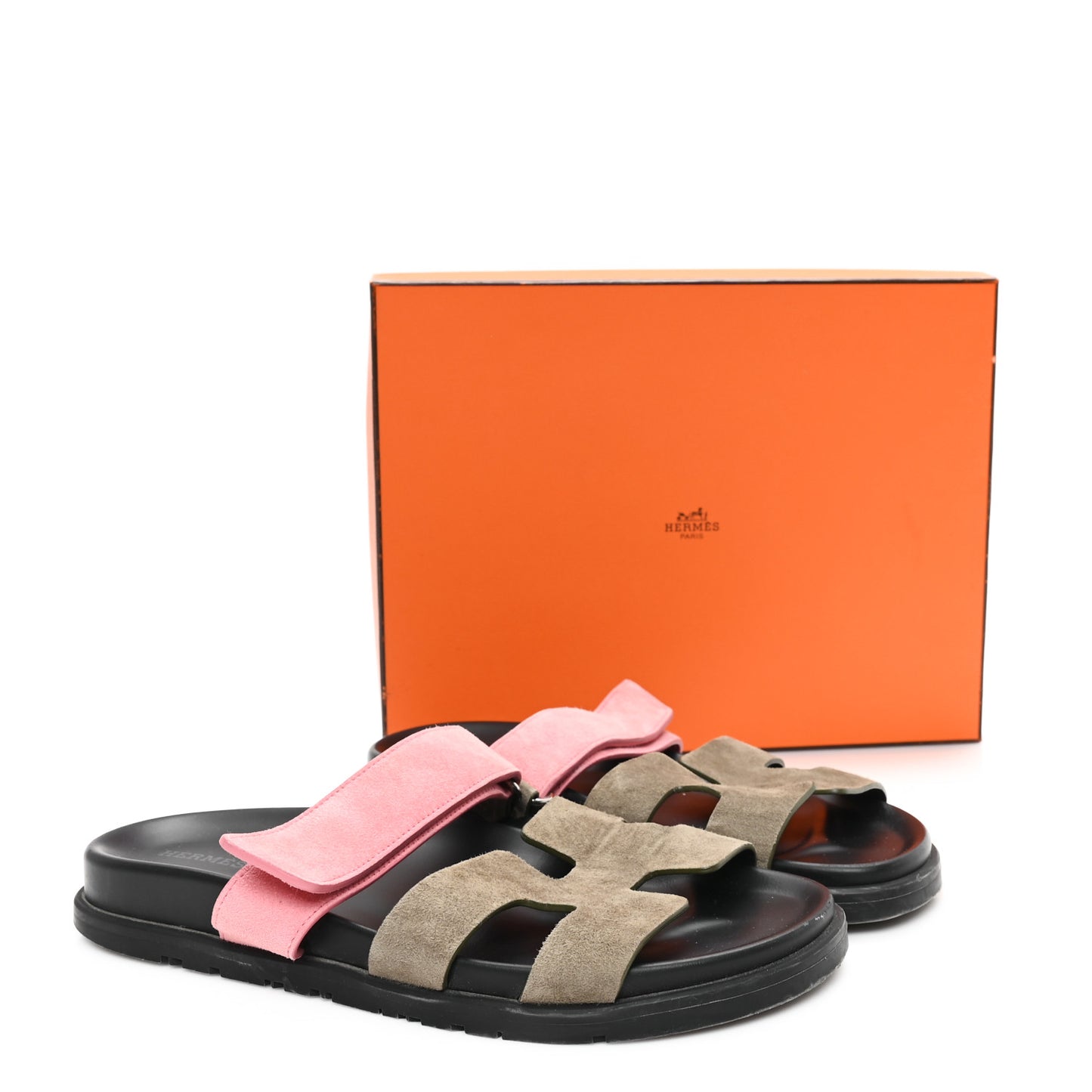 Suede Goatskin Womens Chypre Sandals 39.5 Toundra Rose Du Desert