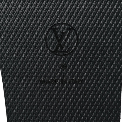 Louis Vuitton Calfskin Embossed Monogram Sunset Flat Comfort Mule 39 Black 6 of 9