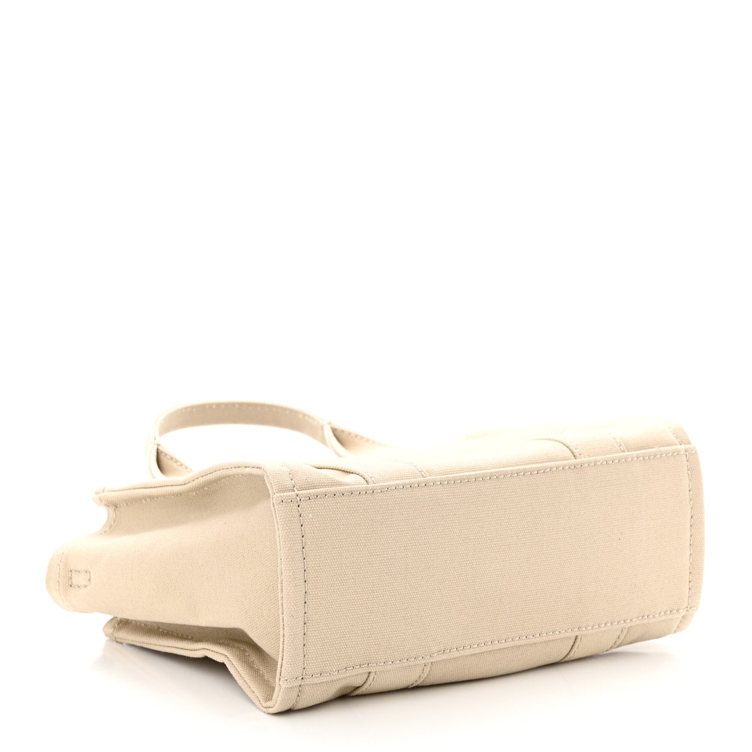 Marc Jacobs Cotton Canvas Colorblock Small The Traveler Tote Bag Beige Multicolor 4 of 10