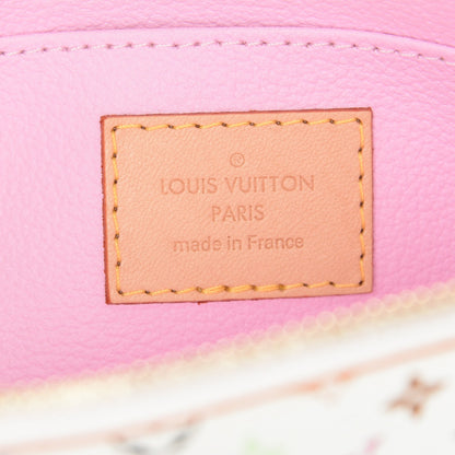 Louis Vuitton Monogram Multicolor Cosmetic Pouch White Litchi 6 of 6